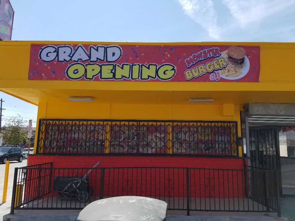 Monster Burger #3 Grand Opening